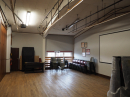 The stage area of the memorial halls
